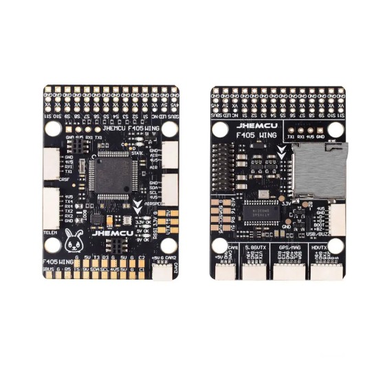 Hot Sales JHEMCU Aircraft Model Uav Flight Control Inav Firmware 8A Bec F405 Fixed Wing for Rc Racing Drones